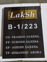 3D S.S 24 X 36 INCH TITANIUM BLACK MATTE ( laksh) 24 X28, 24 X 32, 24 X 40, 24 X 44 (Copy)